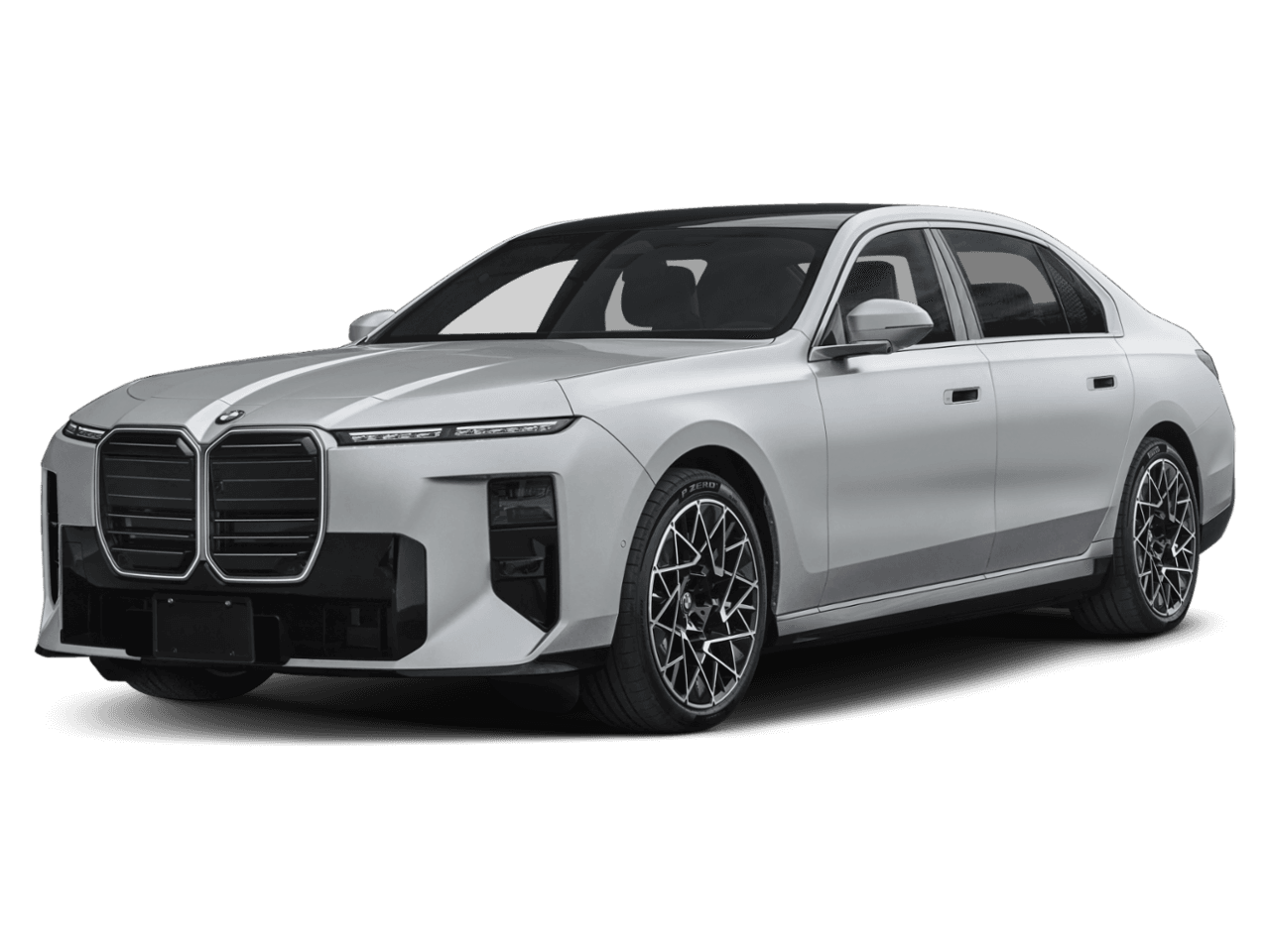 2027 BMW i7 50 xDrive - Front 3/4, facing to the left