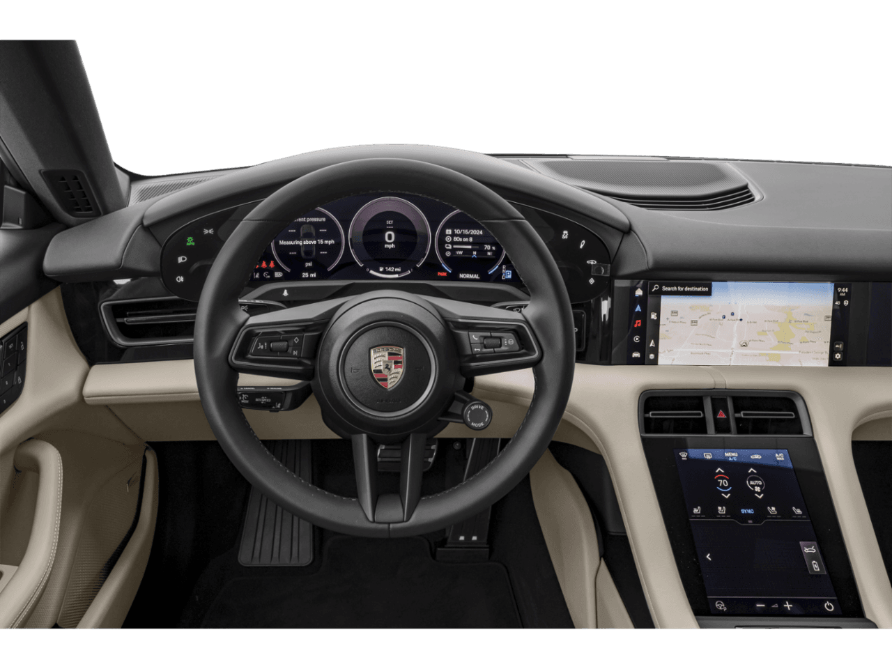 2027 Porsche Taycan Turbo - Interior Drivers Dash