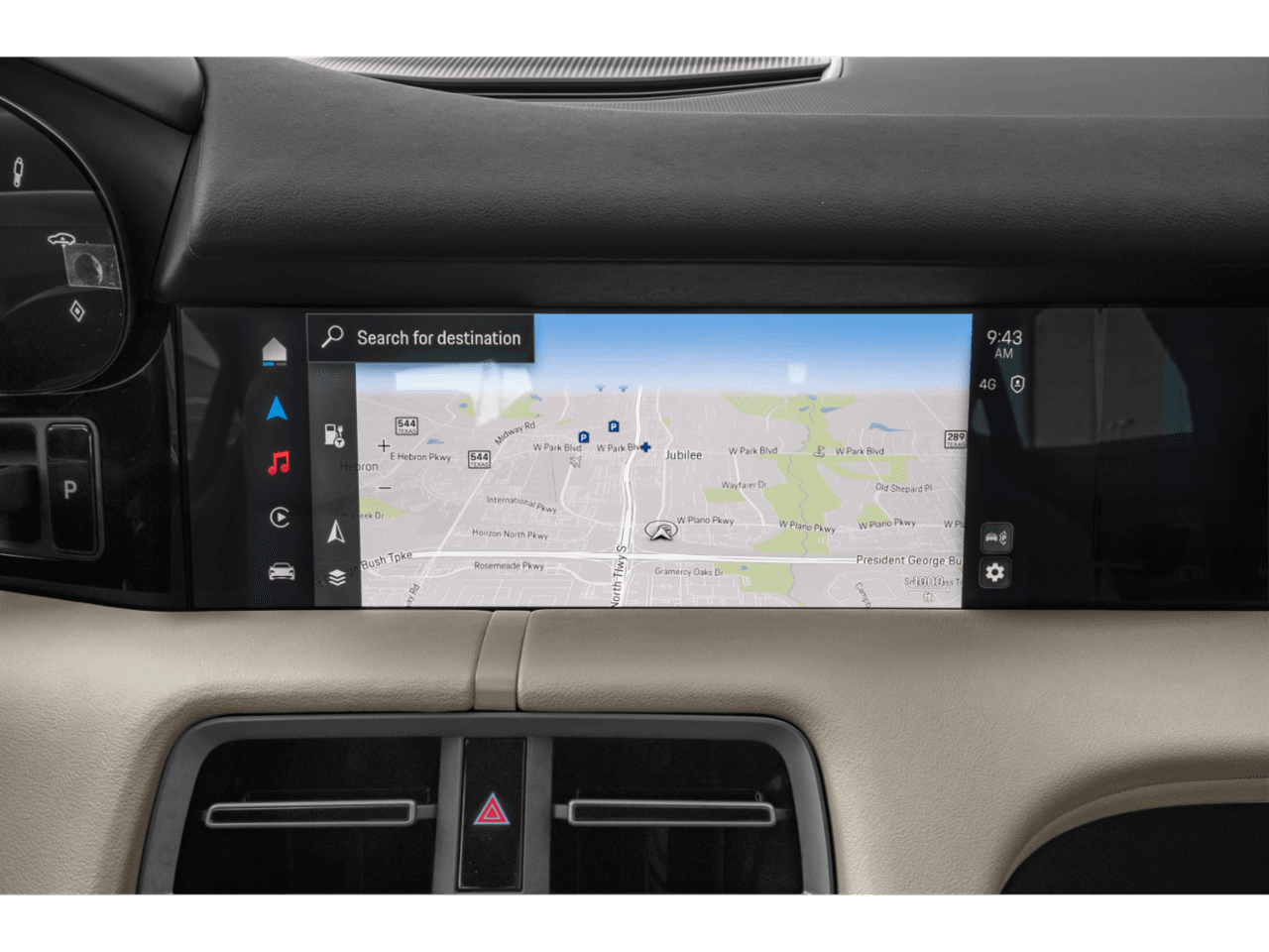 2027 Porsche Taycan Turbo - Interior Navigation System
