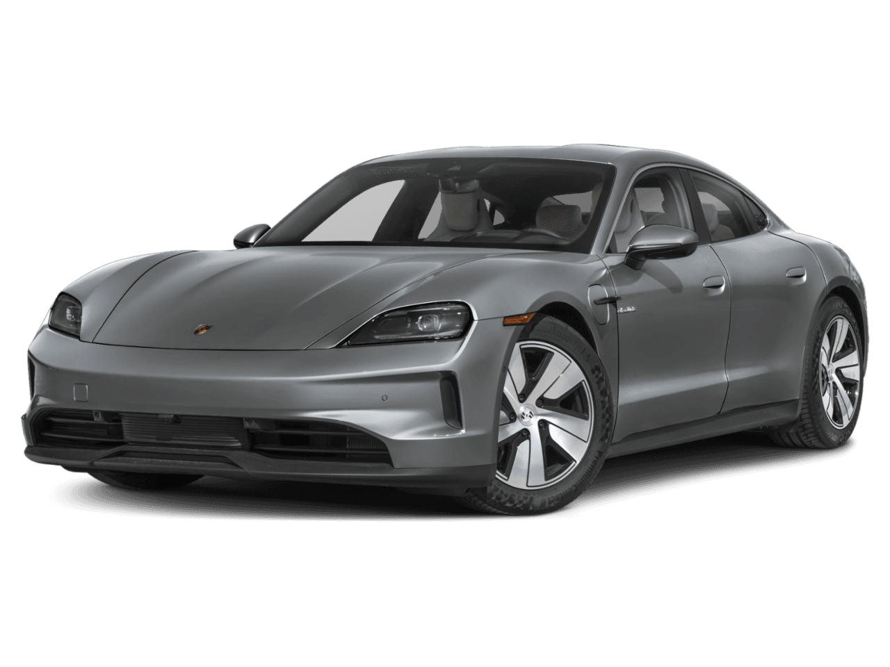 2027 Porsche Taycan Turbo S - Front 3/4, facing to the left
