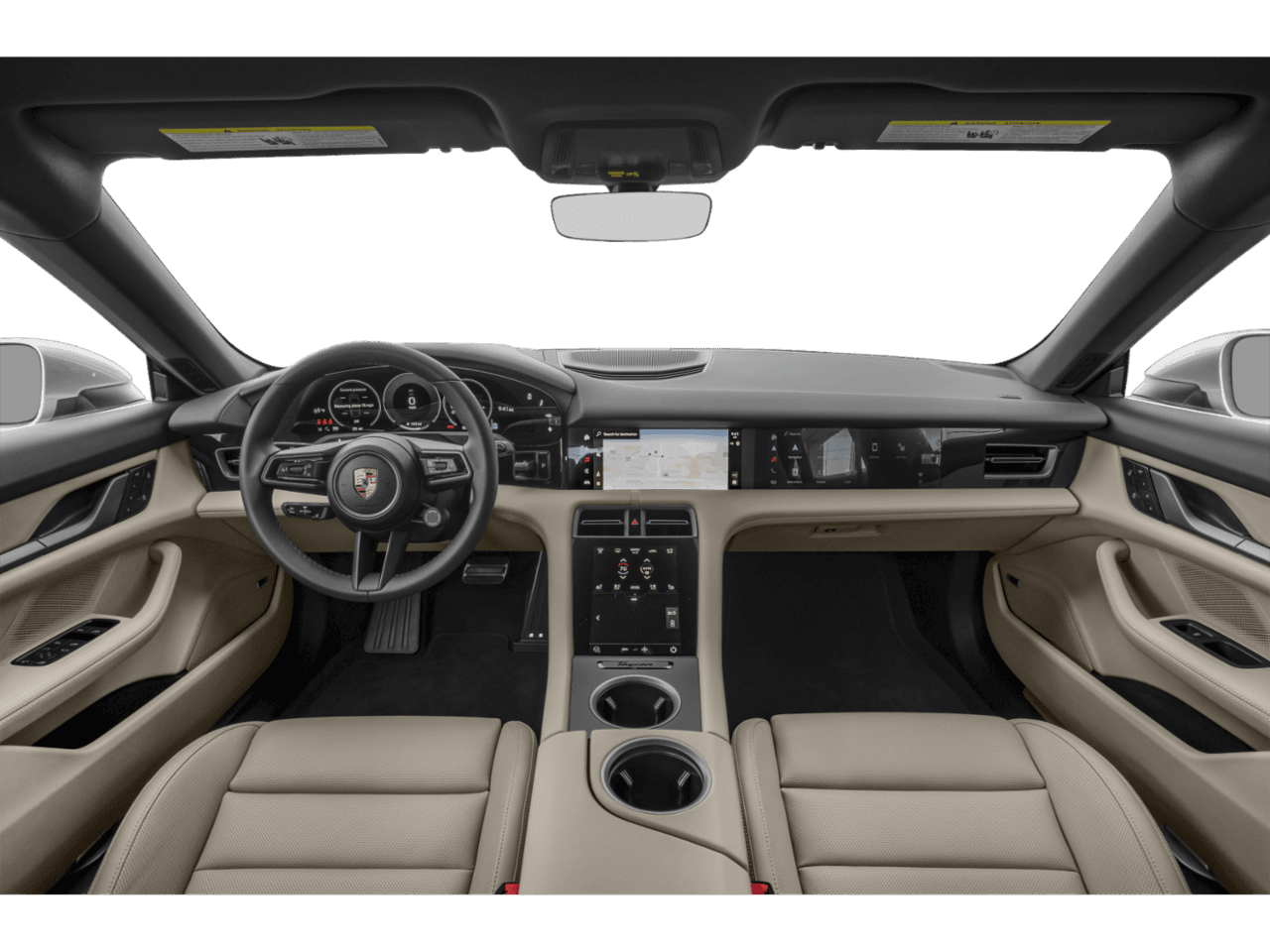 2027 Porsche Taycan Turbo GT - Interior Full Dash Basic