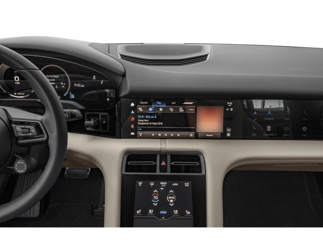 2027 Porsche Taycan Turbo GT - Interior Stereo System