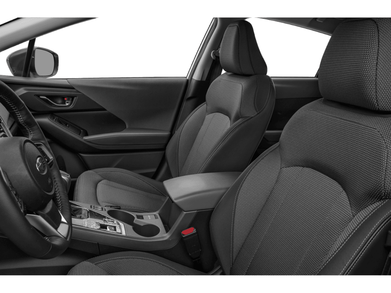2027 Subaru Crosstrek Premium - Interior Driver's Side with Door Open, Front Seat Feature